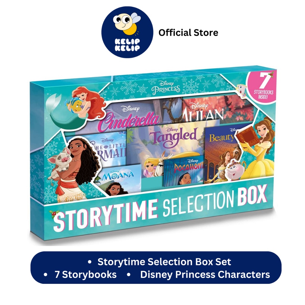 ชุดการเลือก Disney Princess Storytime (Boxset) พร้อมหนังสือนิทาน 7 เล่ม ...