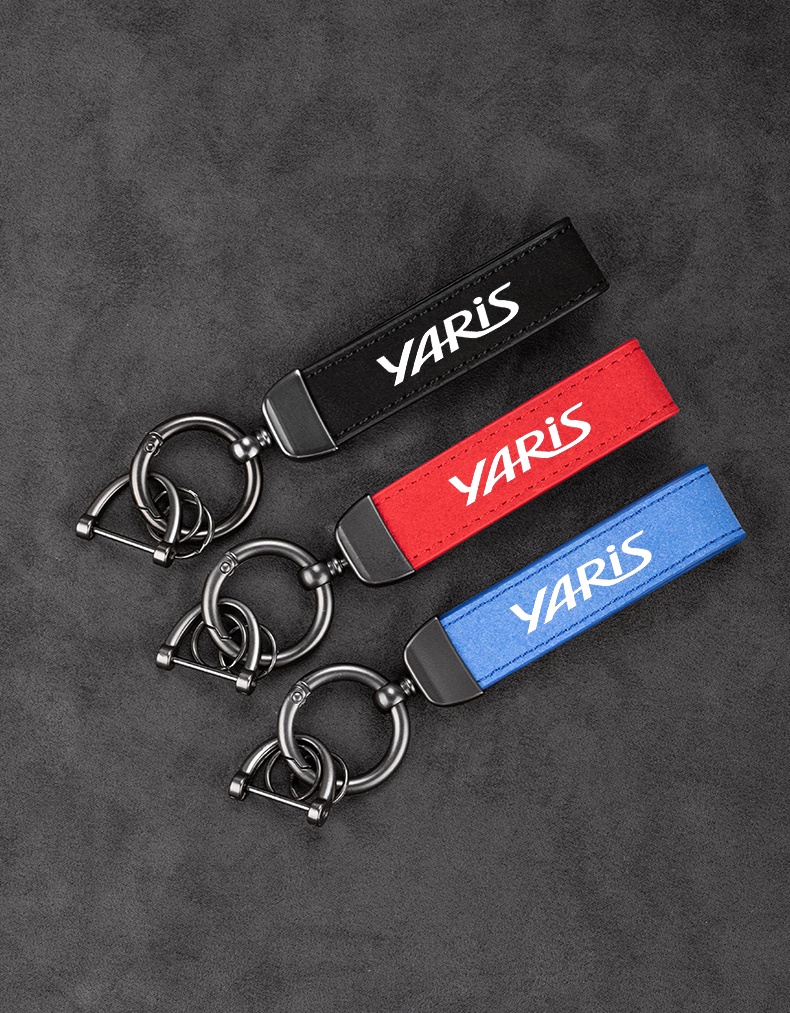 สําหรับ Toyota Yaris 2004 2008 2018 รถอุปกรณ์เสริม Key Chains พวงกุญแจ ...