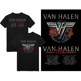 เสื้อยืด พิมพ์ลาย Van Halen 84 Tour สําหรับผู้ชาย และผู้หญิง