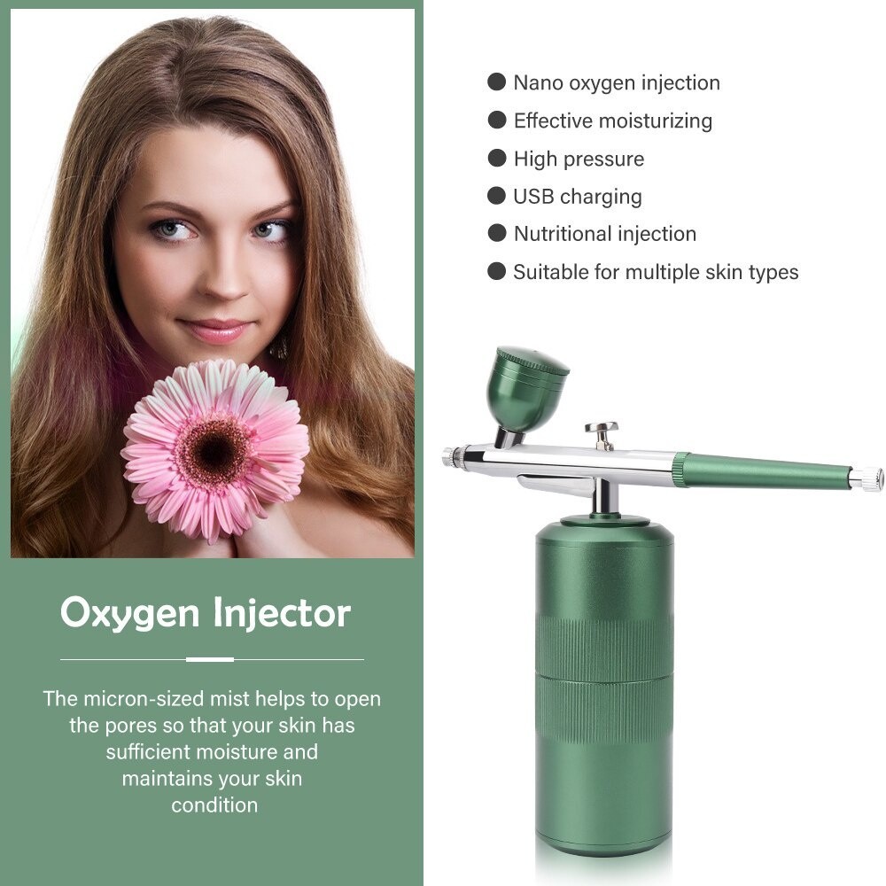 Cordless Airbrush Paint Tool Water Oxygen Injector Face Skin Care Spray ...