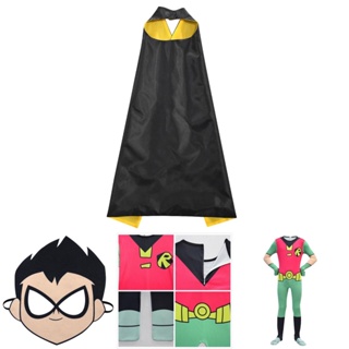 ชุดจั๊มสูทคอสเพลย์ การ์ตูนอนิเมะ Titan Teen Robin Superhero สําหรับแฟนซี