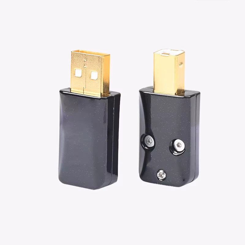 Ataudio Hi-end 24k Gold Plated USB 2.0 Plug USB AB สาย USB Connector ...