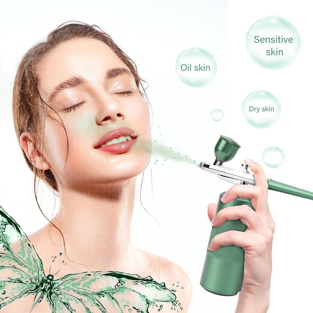 Cordless Airbrush Paint Tool Water Oxygen Injector Face Skin Care Spray ...