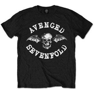 เสื้อยืด พิมพ์ลาย Avenged Sevenfold A7X Deathbat สไตล์คลาสสิก สําหรับผู้ชาย และผู้หญิง