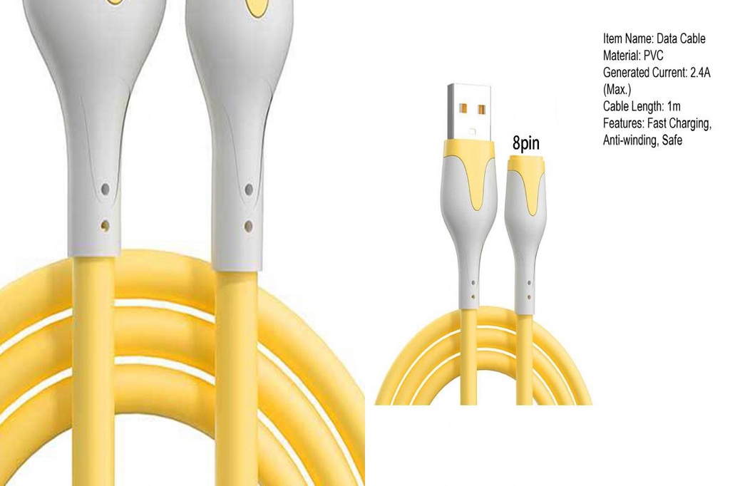 [calcutta] Plug Play Data Cord 8Pin สายชาร์จโทรศัพท์มือถือ Universal ...