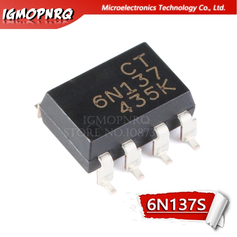 5 Con 6N137 SMD SOP-8 Opto Cách Ly Quang Tốc độ Cao 10Mbit/s, Tháo Máy - Foto 8