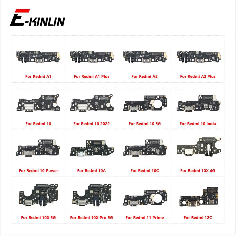 บอร์ดพอร์ตชาร์จ-usb-พร้อมไมโครโฟน-สําหรับ-xiaomi-redmi-a2-a1-plus-12c-11-prime-10-2022-power-10a-10c-10x-pro