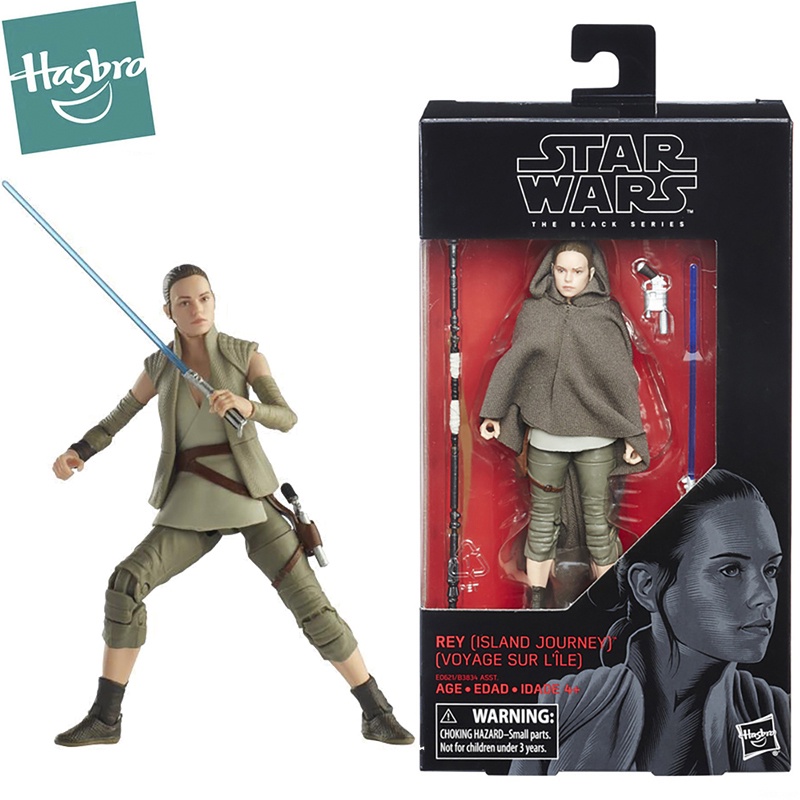 Hasbro Star Wars The Black Series Rey Island Journey Action Figure ...