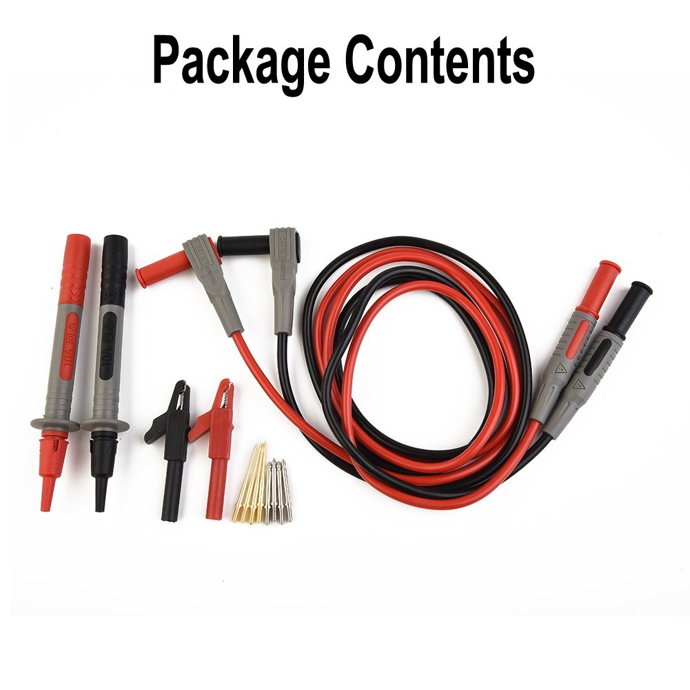 [ELEA] 12 in 1 Multimeter Test Lead Kit คลิปจระเข้ 2 มม. Probe สําหรับ ...