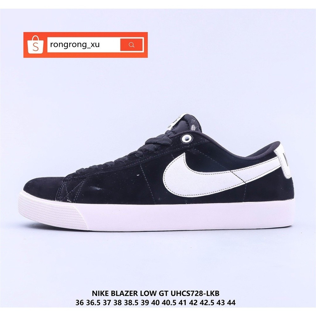 100% Original Nike SB Zoom Blazer Low GT Black White Casual Sneaker ...