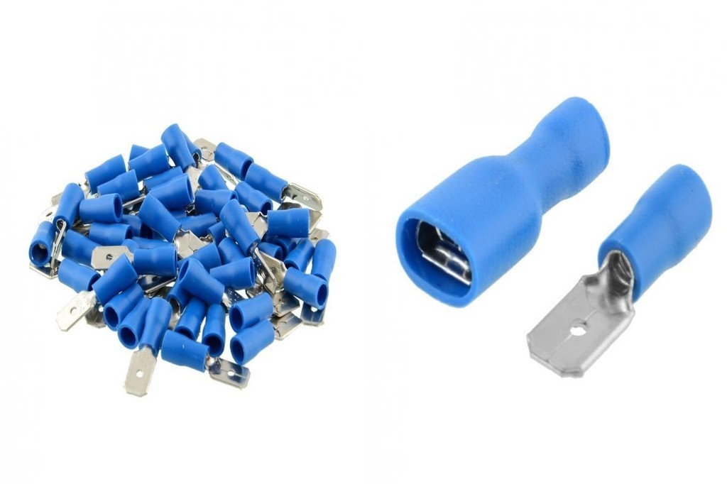 [Ma] 50 คู่ทองแดง Crimp Wire Terminals Kit ฉนวน | Shopee Thailand