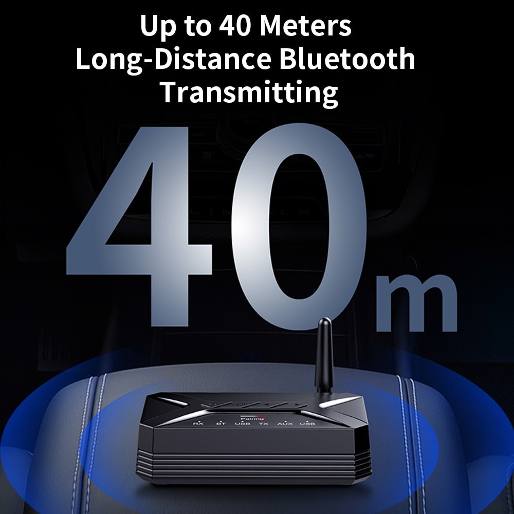 (จัดส่งในท้องถิ่น) 2 In 1 Bluetooth Audio Converter Bluetooth 5.0 รับ ...