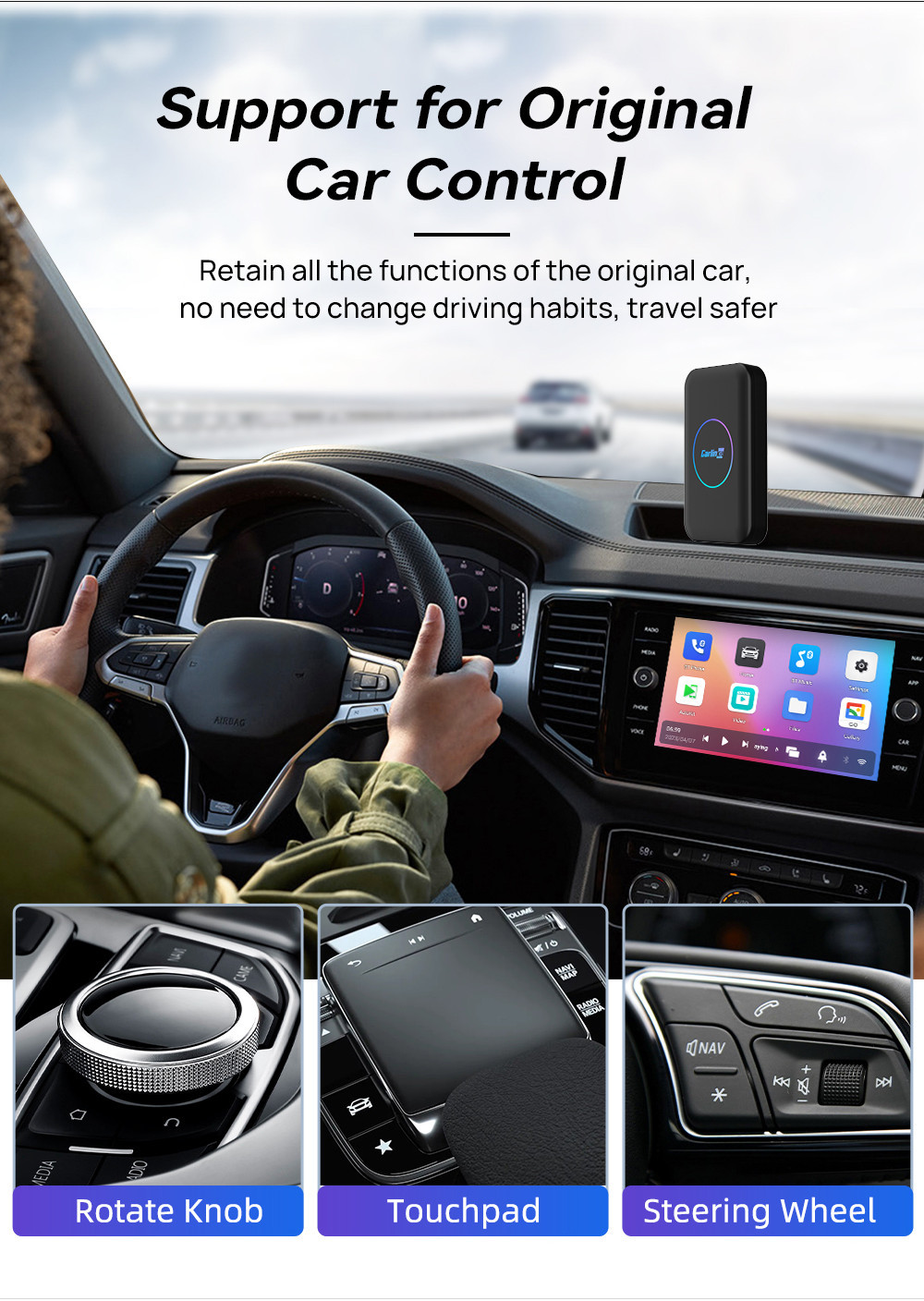 Carlinkit Carplay Ai Box Lite Android 10 2 + 32GB Allwinner A133 Quad ...