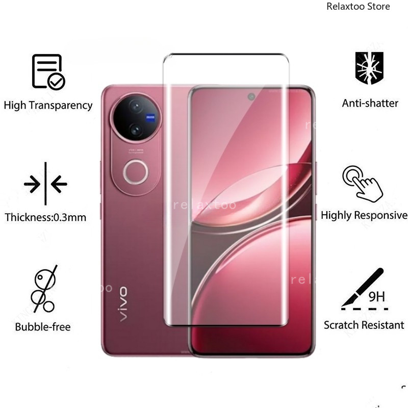 VIVOV50 Pro 2025 2in1 3D โค้งกระจกนิรภัยสําหรับ VIVO V50 Pro Lite E ...