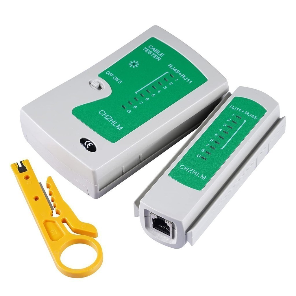 Zoerax อุปกรณ์ทดสอบสายเคเบิลเครือข่าย LAN รองรับ POE สําหรับ RJ45 RJ11 ...