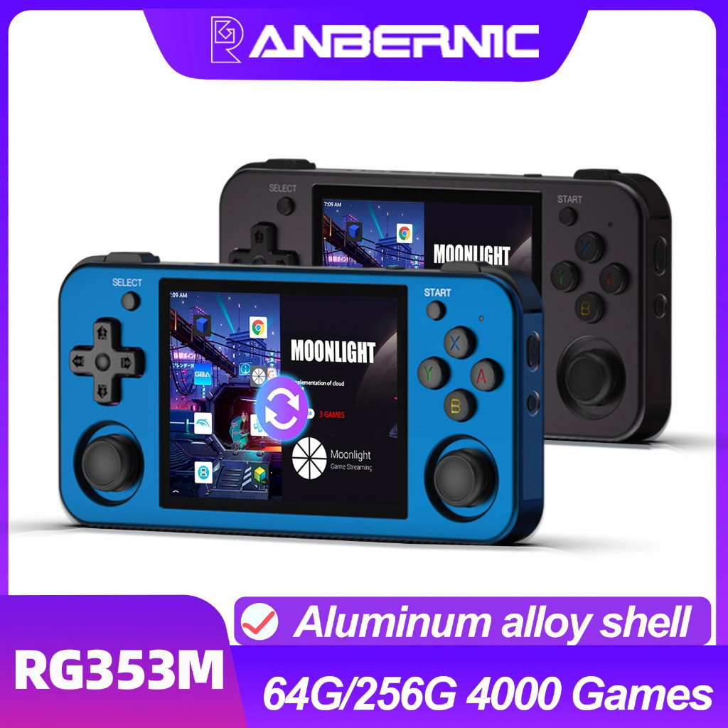Anbernic เครื่องเล่นเกม RG353M 3.5 นิ้ว IPS Android Linux OS 353VS Wifi ...