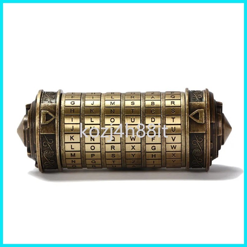 Davinci Code Cryptex รหัสผ่านล็อค IQ ปริศนาสมองโรแมนติกของขวัญตลกสำหรับ ...