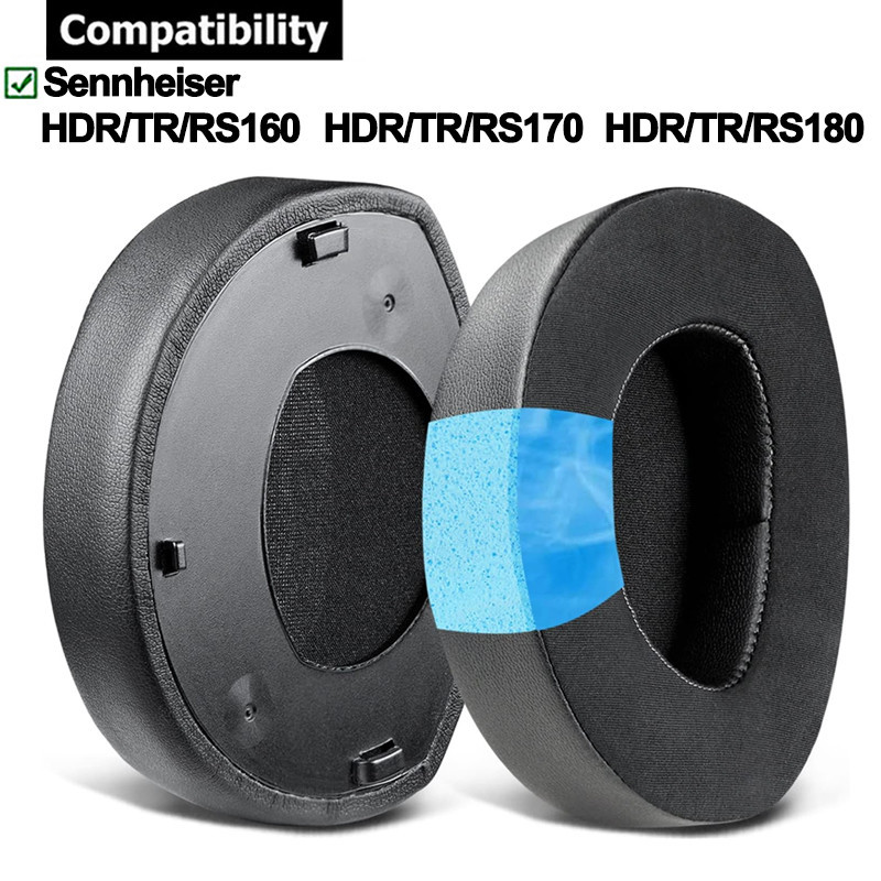 แผ่นเจลฟองน้ําครอบหูฟัง สําหรับ Sennheiser RS TR HDR 160 170 180 ...