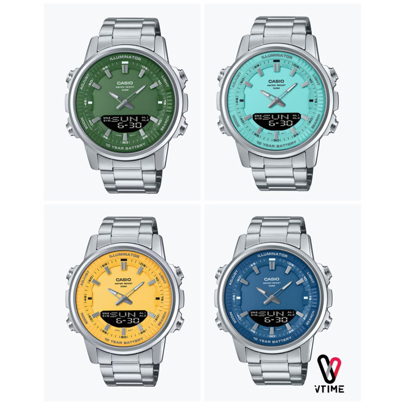 CASIO นาฬิกาข้อมือ รุ่น AMW-870D-1A//AMW-870-1A//AMW-880-1A//AMW-880D ...