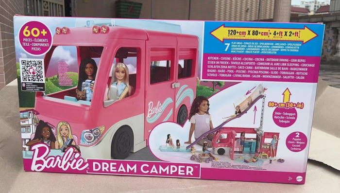 Barbie Doll Dream RV Luxury Multi functional Camping Car, Family ...