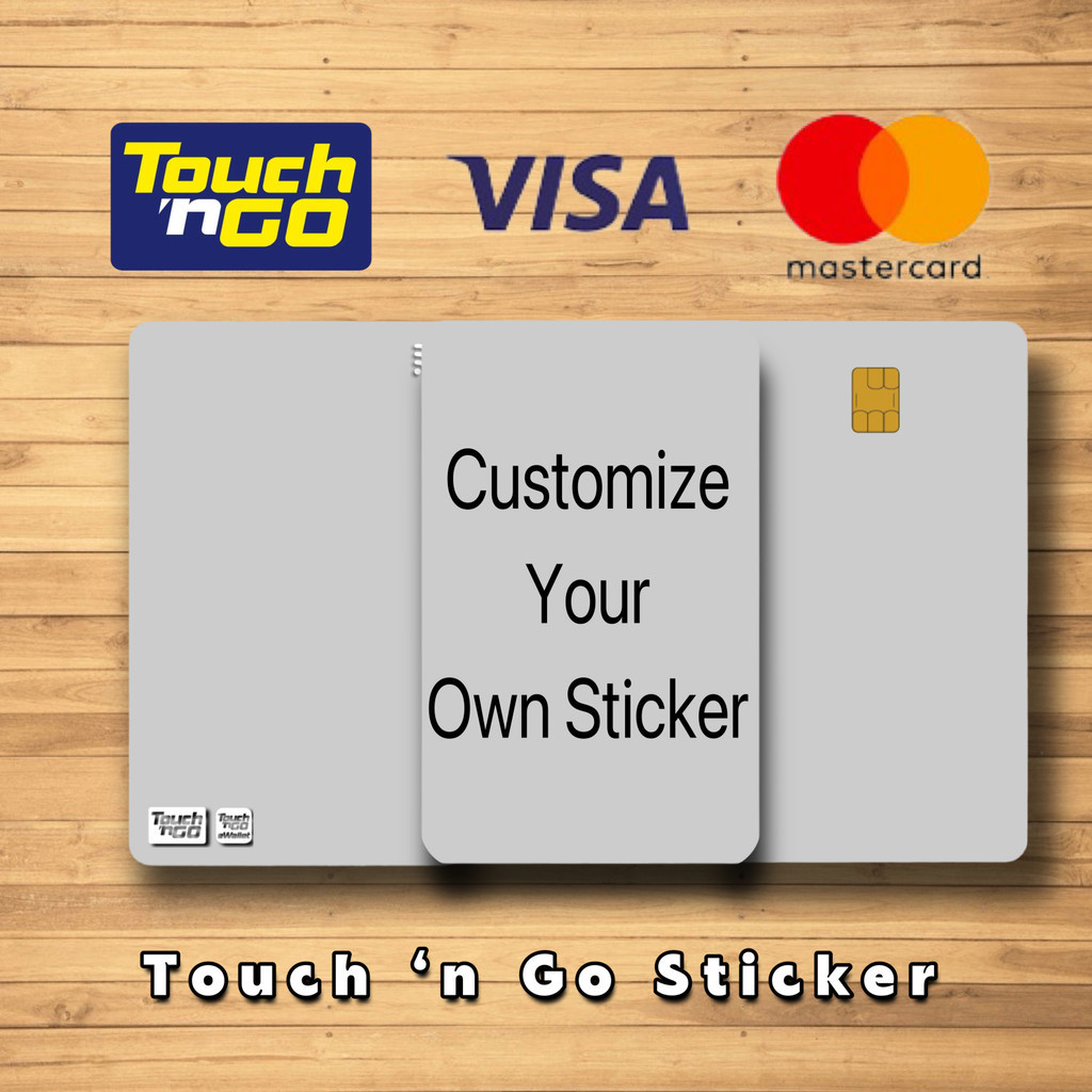 ( Custom MAKE ) Touch n Go CARD Sticker Cover TNG / MASTER / VISA ...