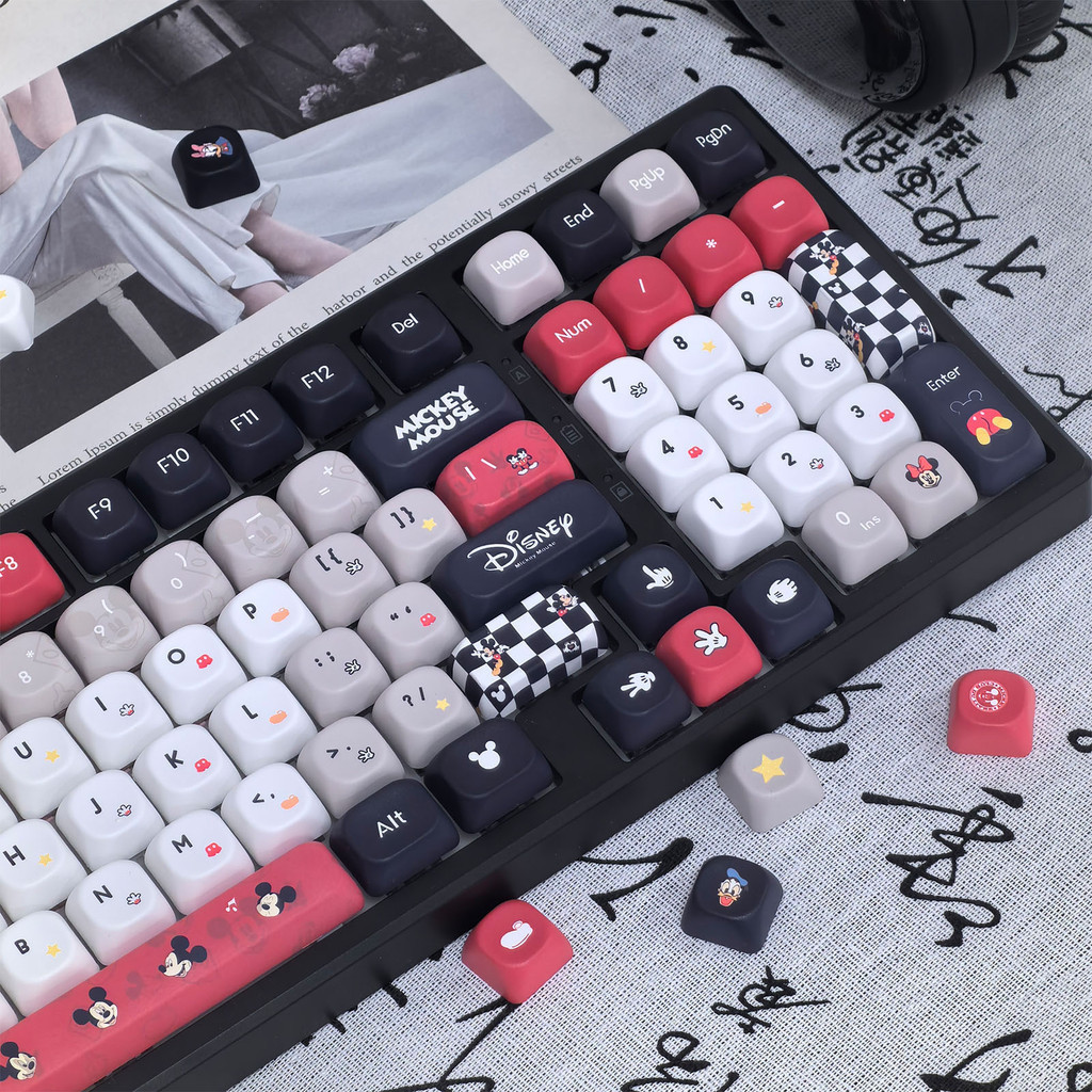 Mickey Disney Keycap MOA Profile PBT ระเหิดห้าด้าน Alice Mechanical ...