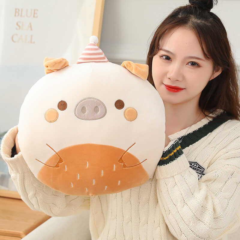 【Hot demand】 Piggy Pillow Hand Warmer Kawaii Stuffed Bear S Cute