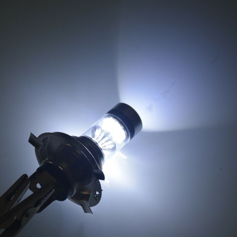 COD 100W LED2 * หลอดไฟ LED H4 8000K 20-LED สีขาว2หลอดไฟหลอดไฟหน้าสูงต่ำ ...