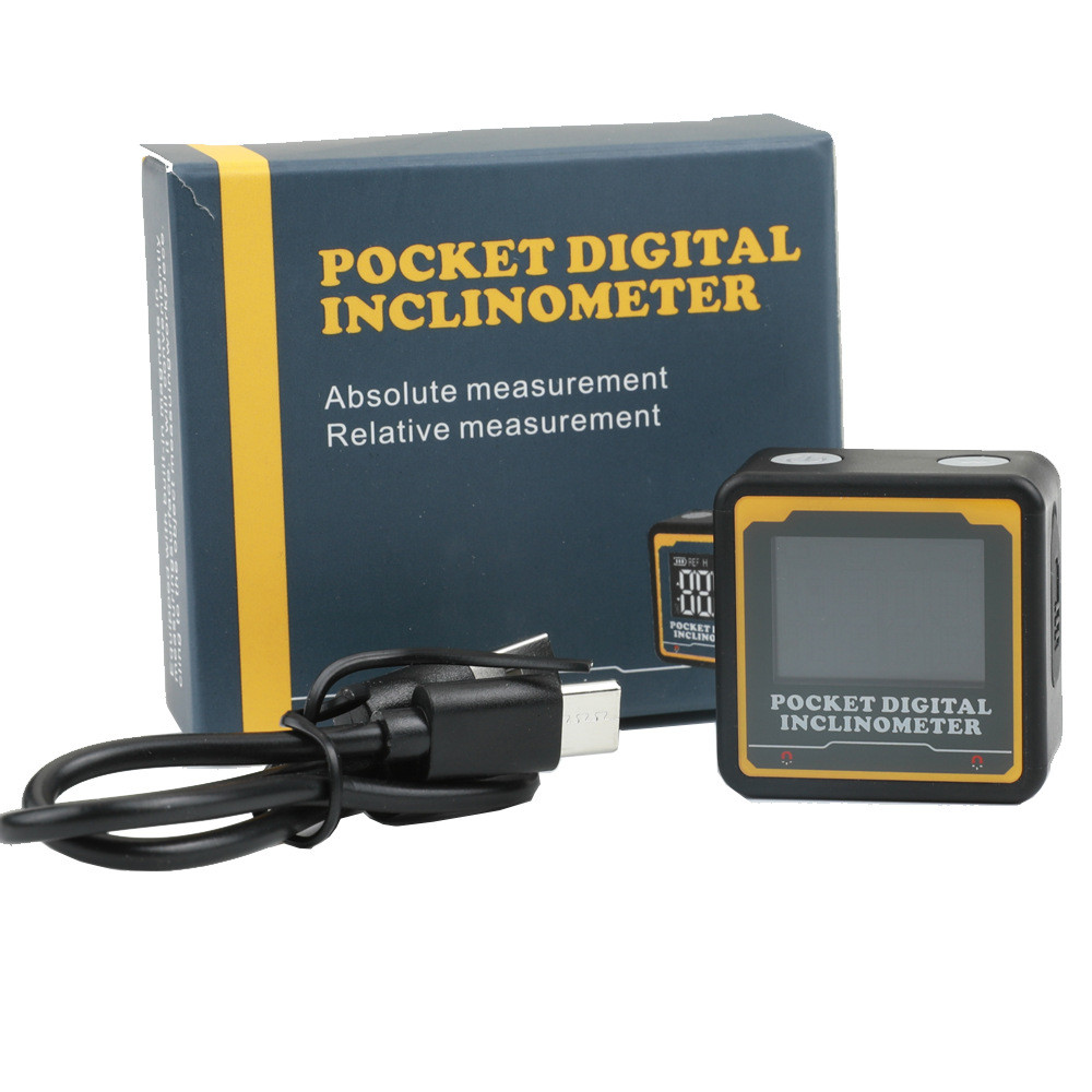 Huoto สไตล์ใหม่ Mini Pocket Inclinometer กล่องอิเล็กทรอนิกส์จอแสดงผล ...