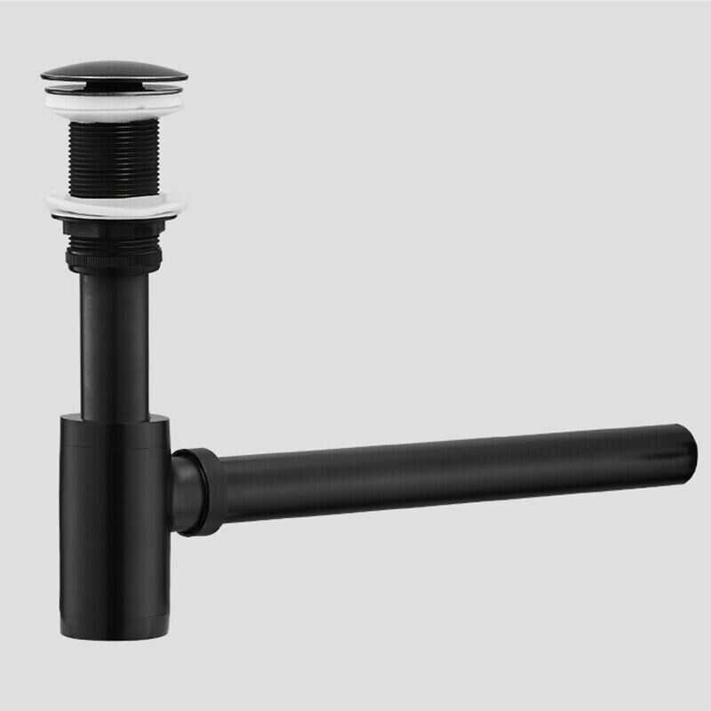 Basin Bathroom Bottle Trap Drain Gold Modern Sink Pop Up Filter Fixture ...