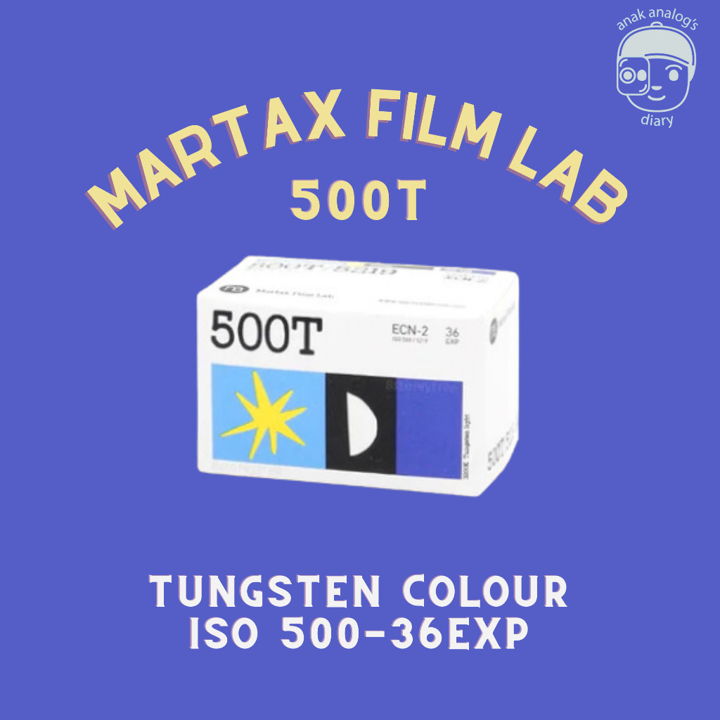 ในสต็อก Martax Lab Film 500T 35mm Film Roll Film 35mm ISO 500 36exp ...