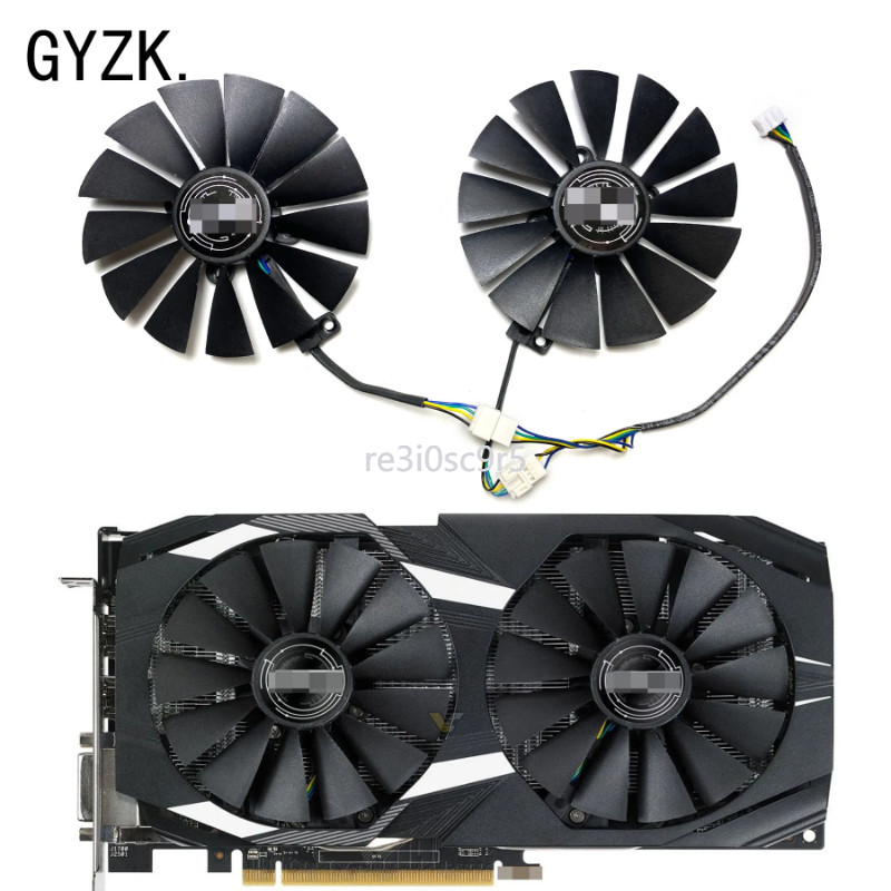 Asus Strix Rx 570 Fan Ventola Di Raffreddamento 95mm Per Schede - Foto 4