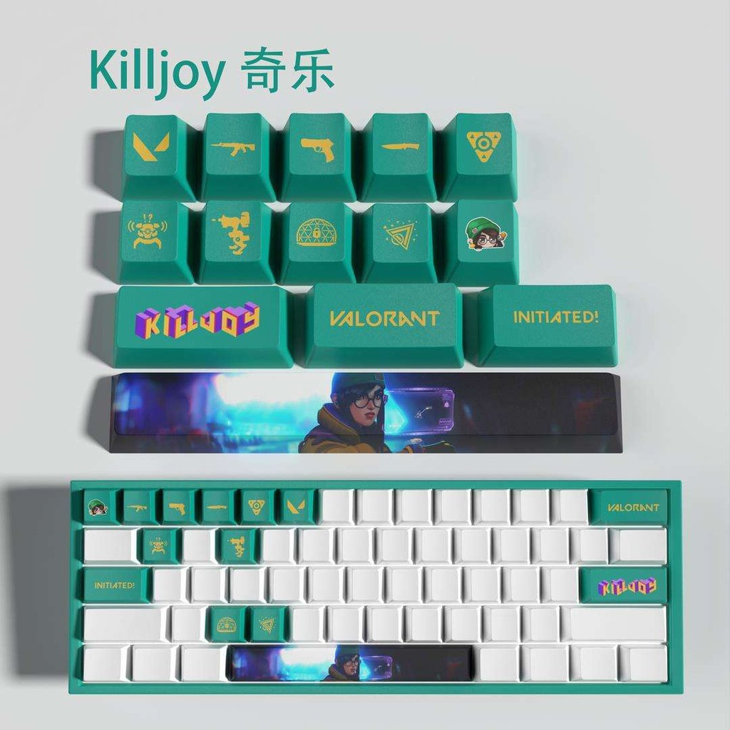 Qile New Defender Keycaps, Tile-Punch Artifact, Adapted To Mechanical ...