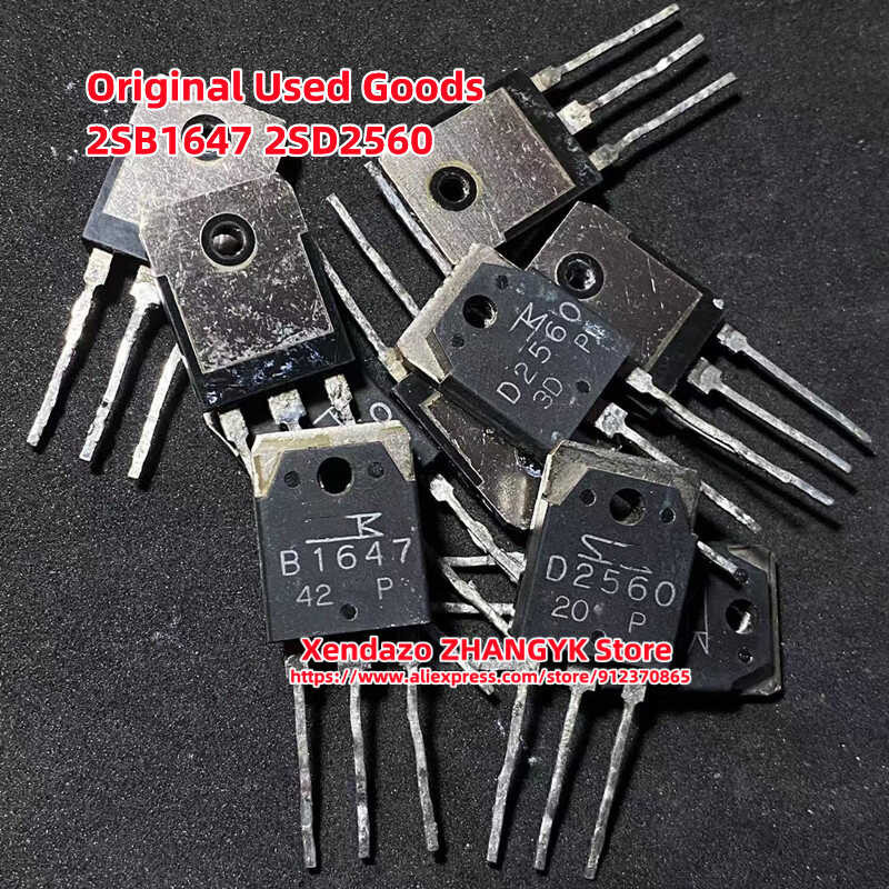 2SD2560 + 2SB1647 D2560 B1647 Pair Transistors NPN PNP 15A 150V - Foto 5