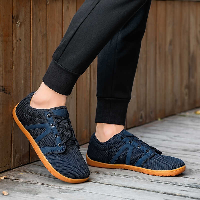 Men's Cross-Training Toe Walking Shoes Zero-Soled Trail Running Wide ...