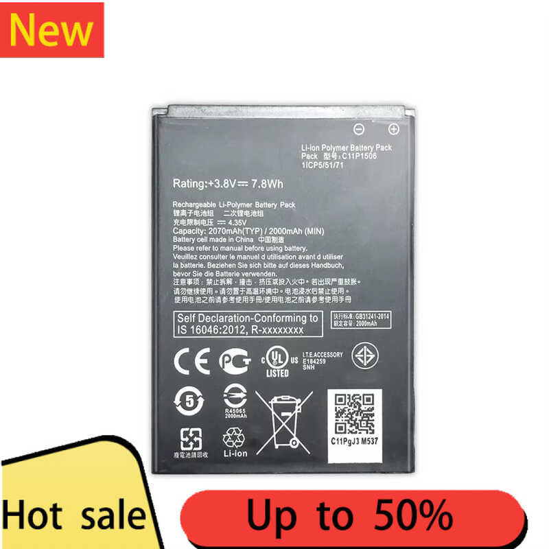 Batteria Per Asus Serie Z00VD - 3,8V, 2000mAh, Li-Ion, Ricambio Compatibile