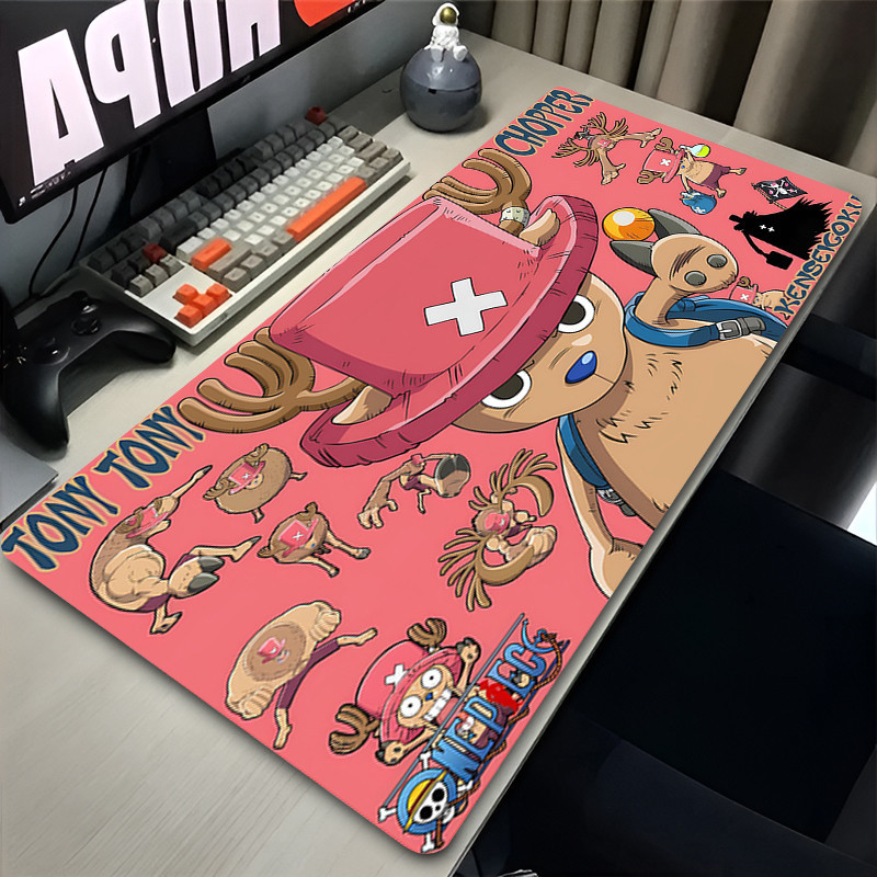 อะนิเมะ O-One Piece Tony Chopper ขนาดใหญ่ Gaming Mousepad XXL Gamer ...