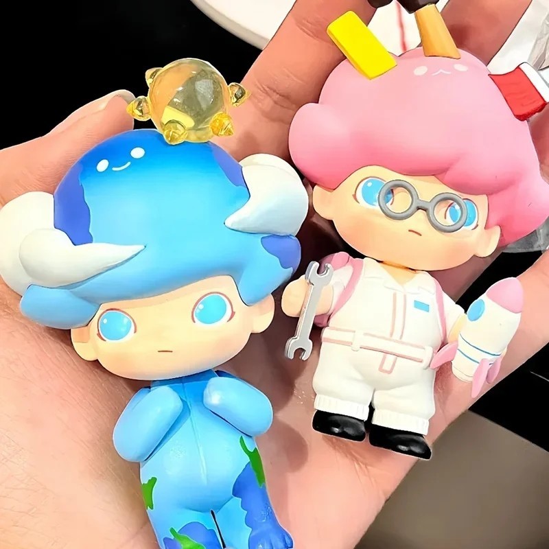 Pop MART Dimoo Space Travel Binary ซ ่ อน Dimoo Cosmic Boy รูป | Shopee ...