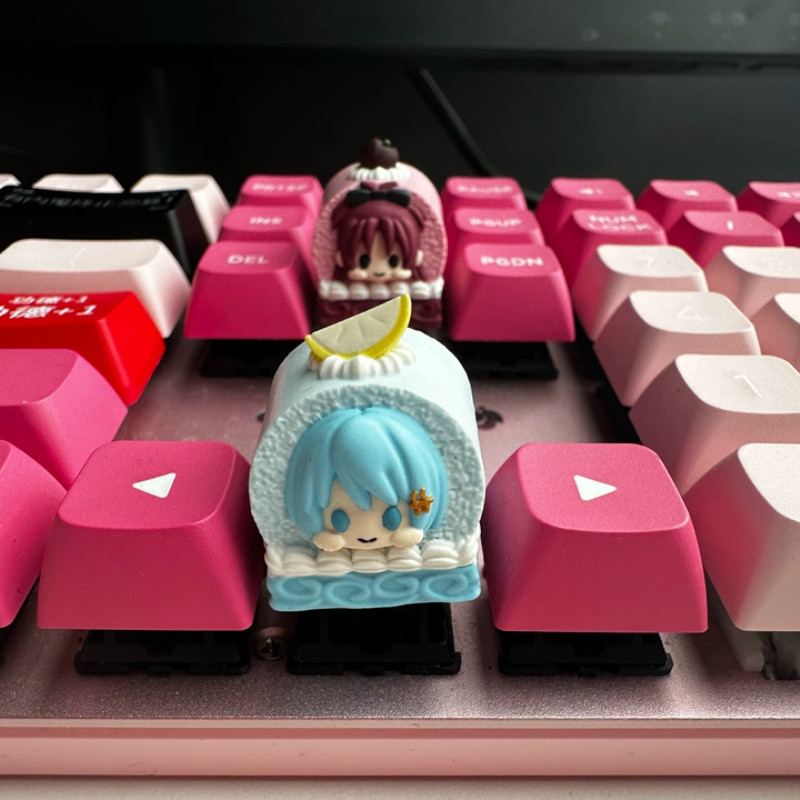 Nitroplus หนังสือ Keycap น่ารัก Creative MX Switch คีย์บอร์ดทําด้วยมือ ...