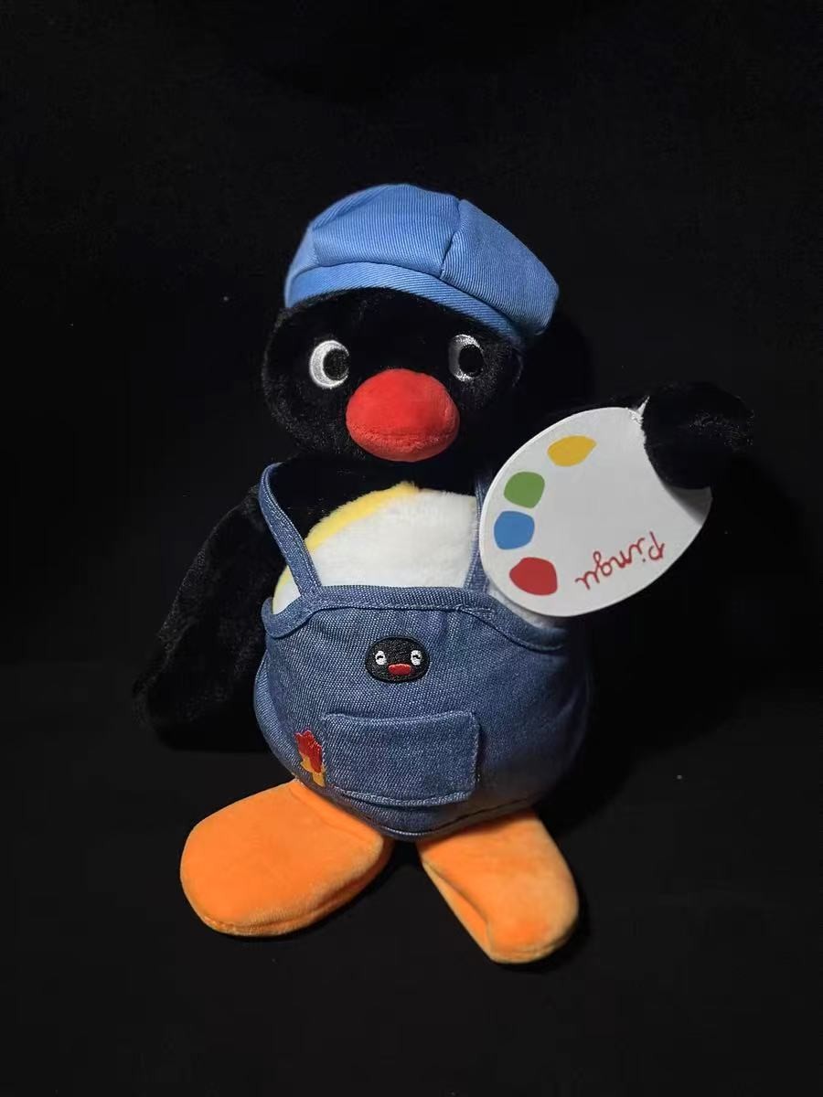 【ของแท้ 100%】Pingu Small Theater Series Dress-Up ตุ๊กตาตุ๊กตาเพนกวิน ...