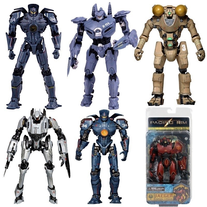 Neca Pacific Rim 7 นิ้ว โมเดลของเล่น ของขวัญเด็ก Crimson Typhoon Gipsy ...