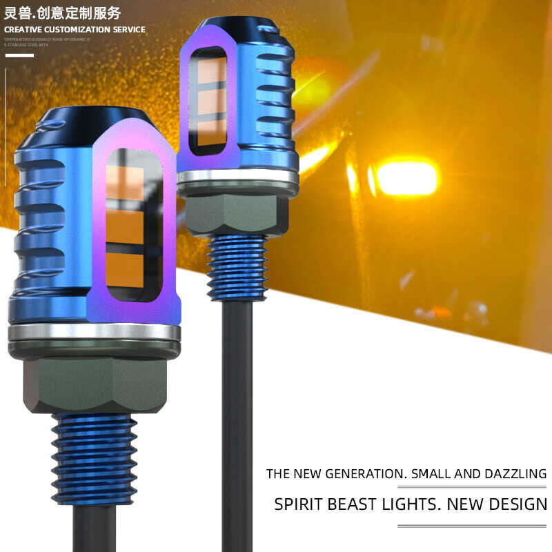 Universal M8 LED รถจักรยานยนต์ไฟเลี้ยว12v Flasher Indicator ไฟกระพริบ ...
