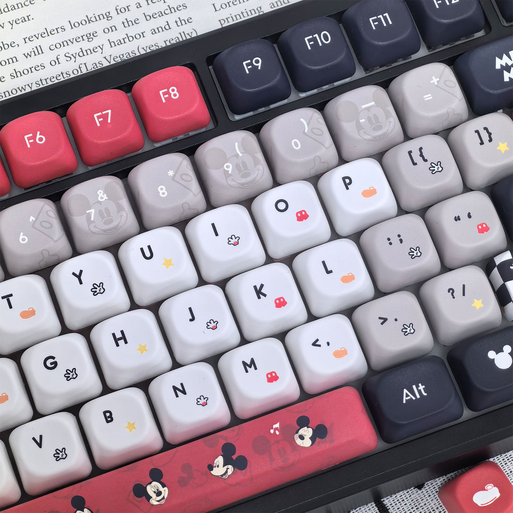 Mickey Disney Keycap MOA Profile PBT ระเหิดห้าด้าน Alice Mechanical ...