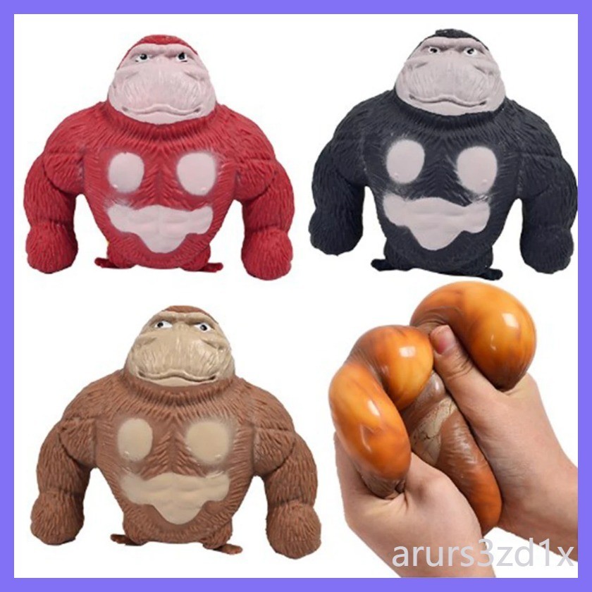 Juguete Anti-Estrés Gorila De Goma – Elástico Y Divertido Para Niños Y Adultos