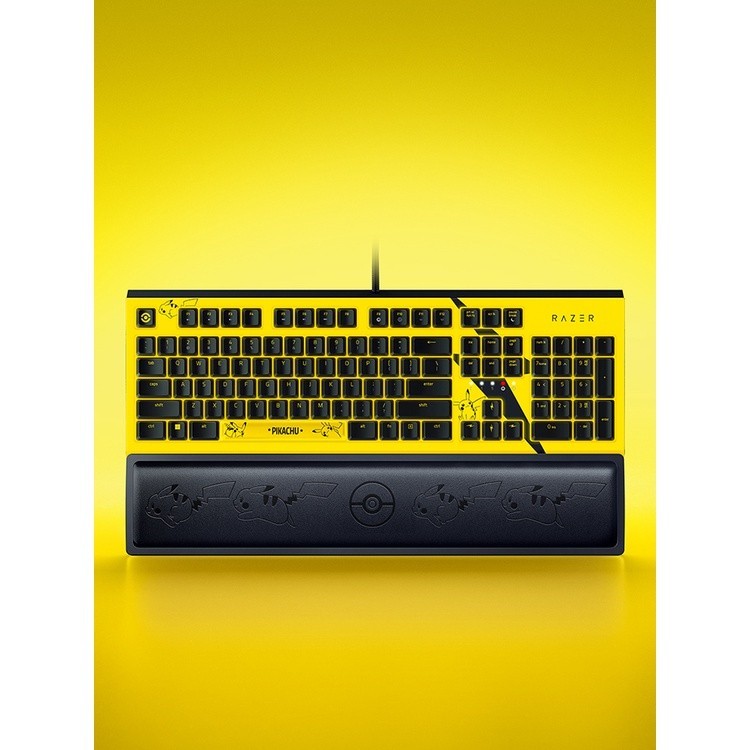 Razer Blackwidow - Pikachu Limited Edition Backlit Gaming Mechanical ...