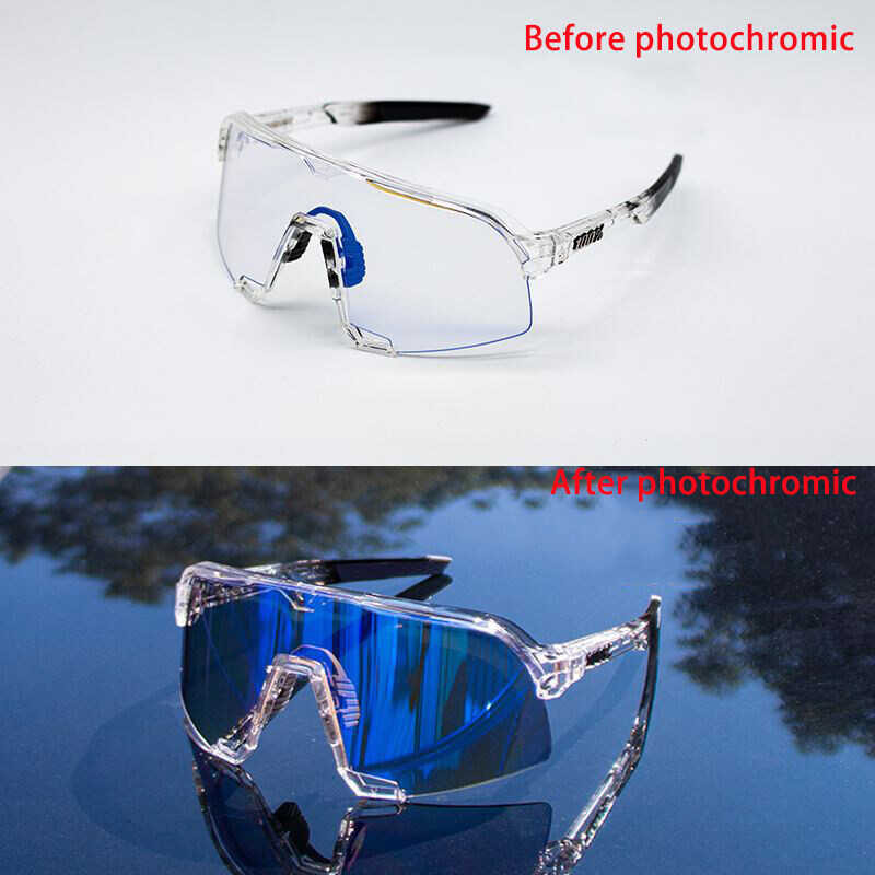 Sports S3 Photochromic Cycling Glasses Cool Bicycle Eyewear Mountain ...