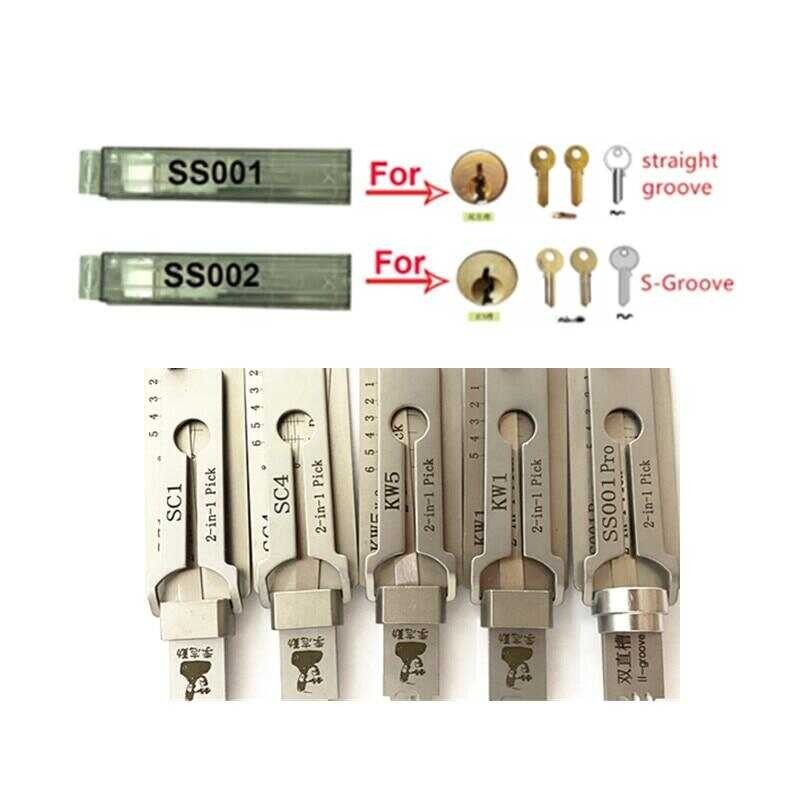 Tools Lishi Ss001 Ss002 Pro Ss002r M1/M2 Am5 R52 Kw1 Kw5 Sc1 Sc4 For ...