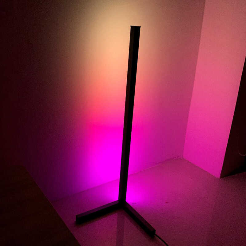 Loviver RGB Color Changing Corner Floor Decorattive Dimmable LED ...