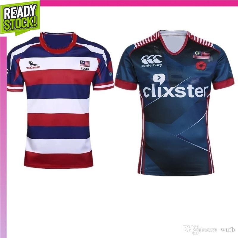 Rugbi Malaysia Rugby Jersey Baju Jersi 2023 Plus Size Custom T เสื้อแขน ...