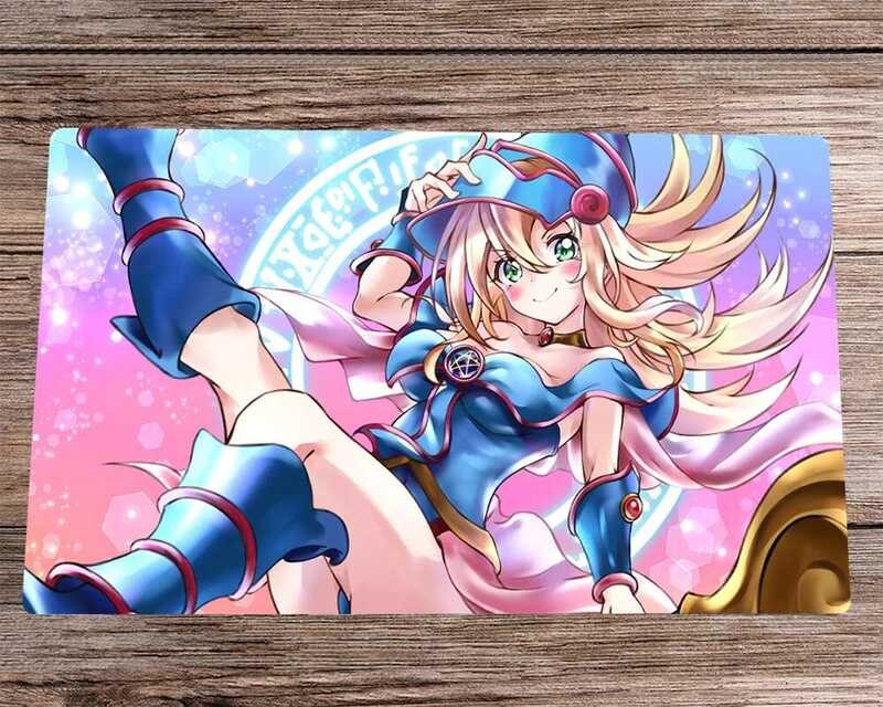 Yu-Gi-Oh! Spielmatte Dark Magician Girl & Dark Magician – Große TCG-Matte Inklusive Gratis-Tasche